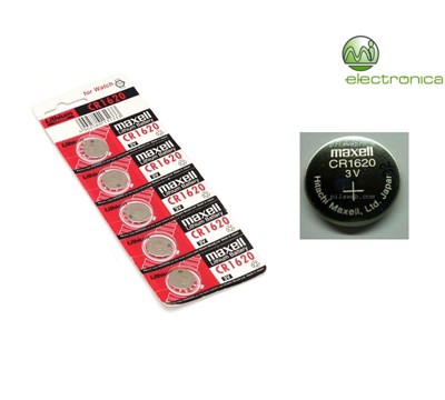 PILHA LITHIUM MAXELL CR1620 3V